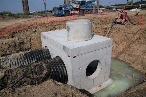 junction box for french drains|in ground junction box electrical.